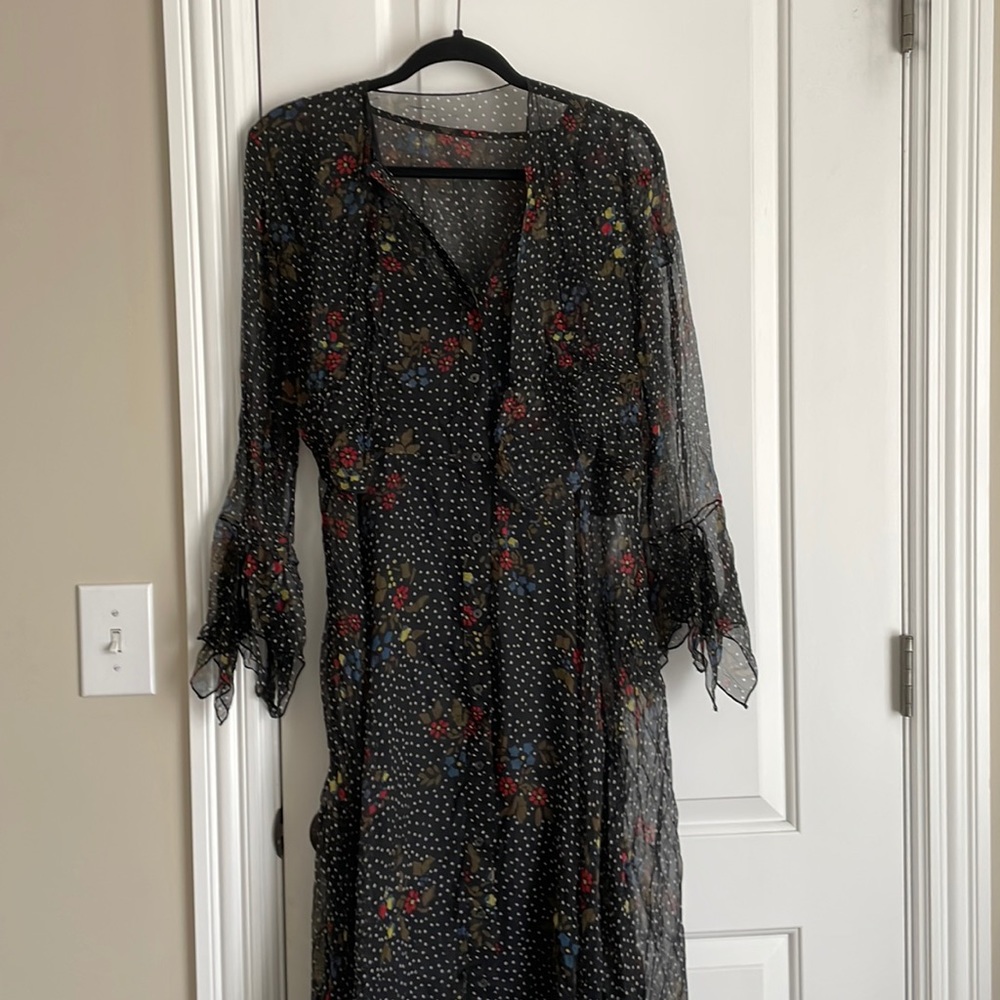 Diesel Brand Black Floral Dress